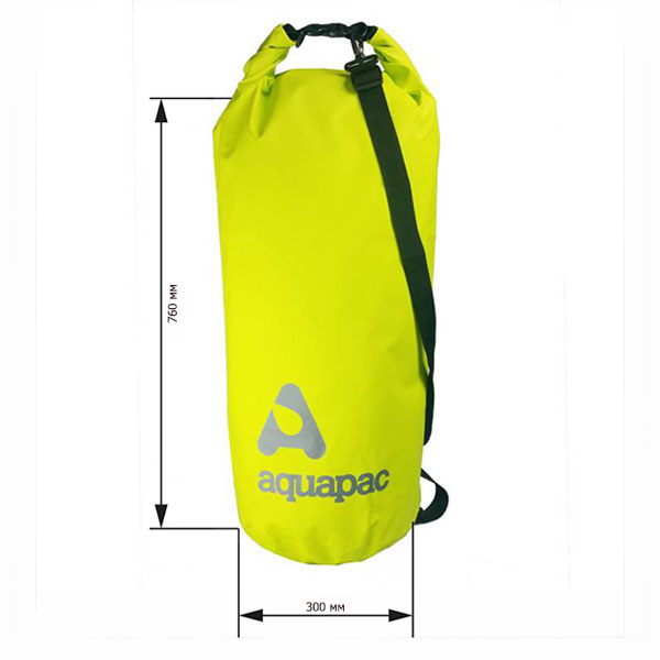 

Гермомішок з наплечним ременем Aquapac Trailproof Drybag - 70L (acid green) w/strap зеленый (AQ 737)