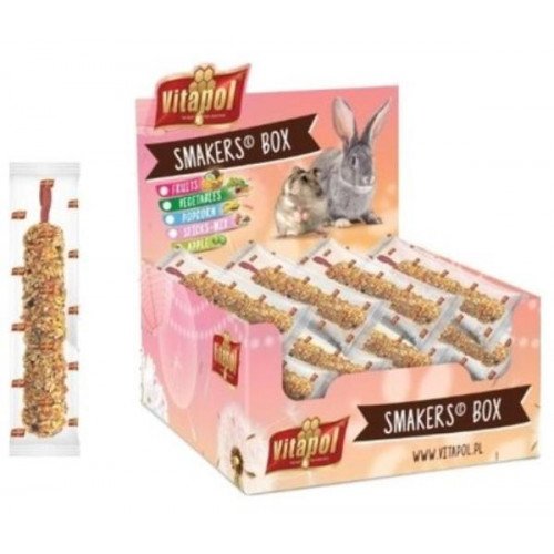 

Колба Vitapol Smakers Box для папугаев, со вкусом мёда, упаковка 12 шт