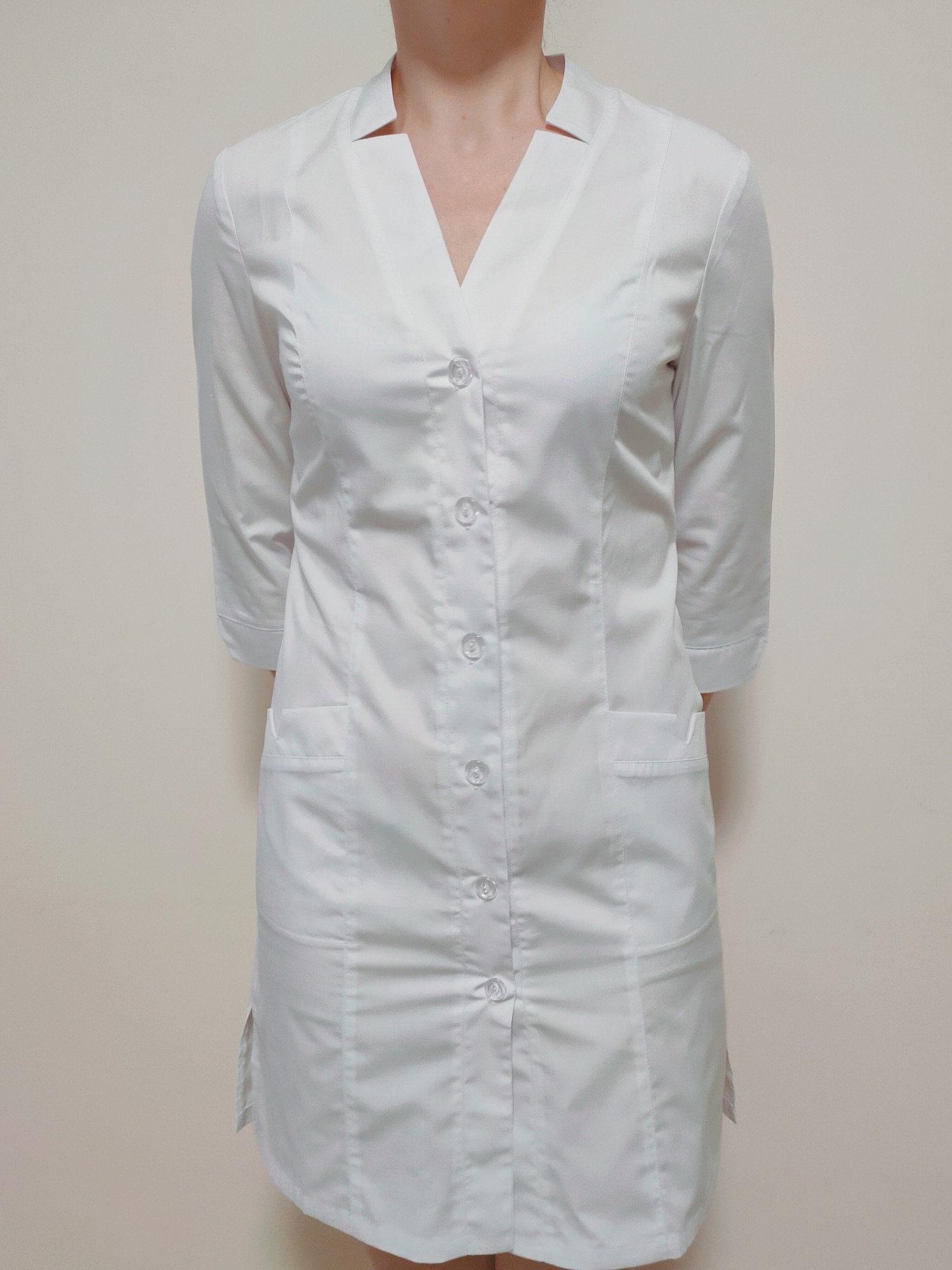 

Медицинский халат My Tailor 3506 Элегант  белый, Медицинский халат My Tailor 3506 Элегант 44 белый