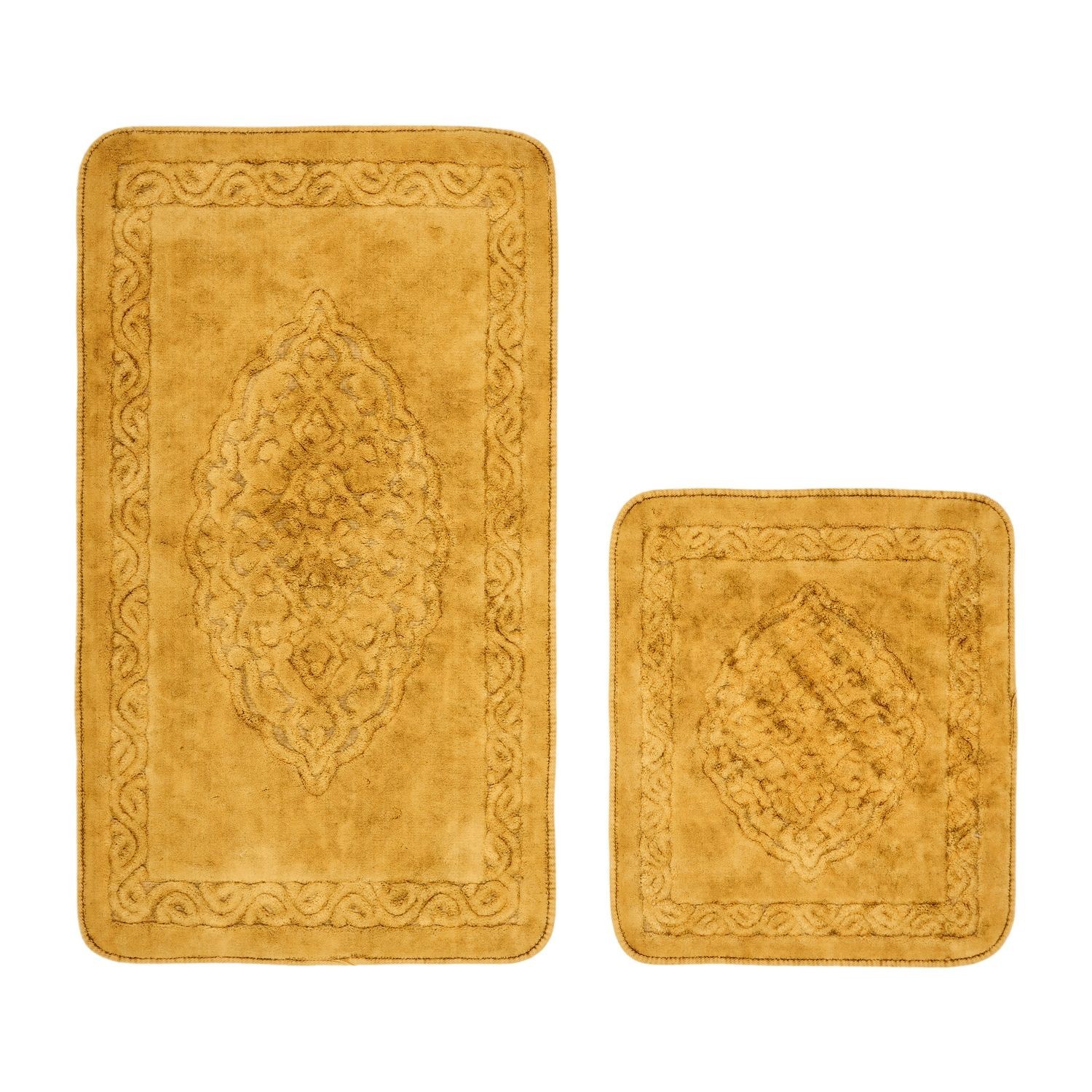 

Набор ковриков Arya Damaks 60x100/60x50 горчичный