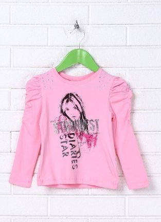 

Розовая кофточка для девочки ТМ Wendee fs102274-1p 110