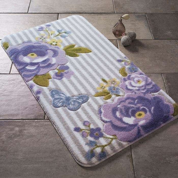 

Коврик для ванной Confetti Roses Purple 80x140 110083449