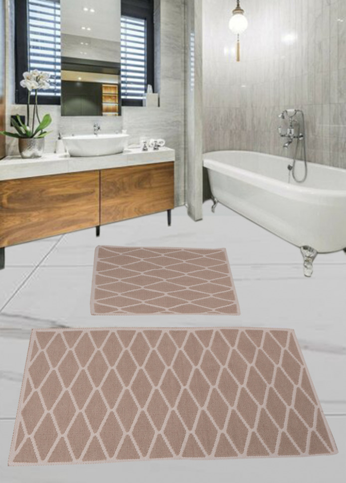 

Набор ковриков для ванной комнаты Diva Kidi Cappuccino 60*100+50*60 11007204