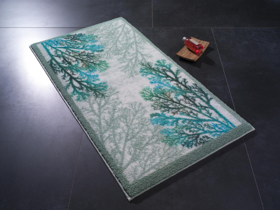 

Коврик для ванной Confetti Coral yesil 57x100