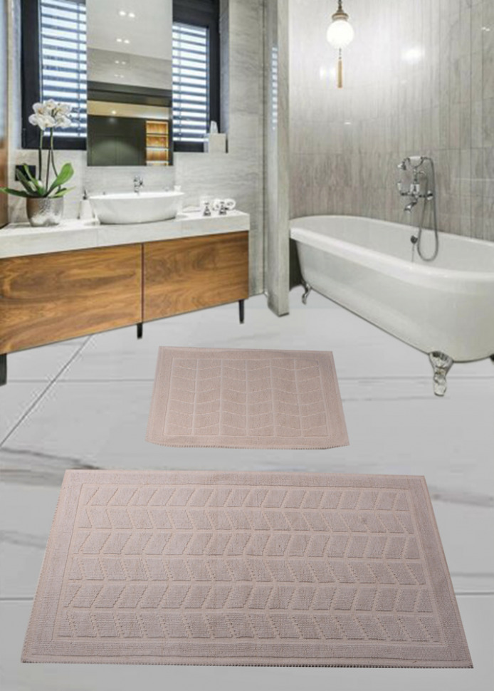 

Набор ковриков для ванной комнаты Diva Wave Cream 60*100+50*60 11007212