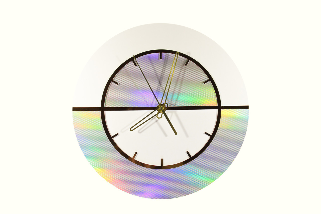 

Часы настенные с бесшумным кварцевым механизмом WAW Deco Коло Хамелеон / Hameleon Manific Decor 33х33 см