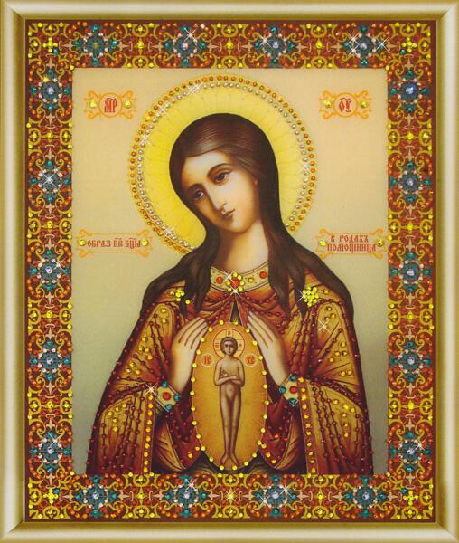 

Crystal Art Икона Божьей Матери. Помощница в родах (КС-132)