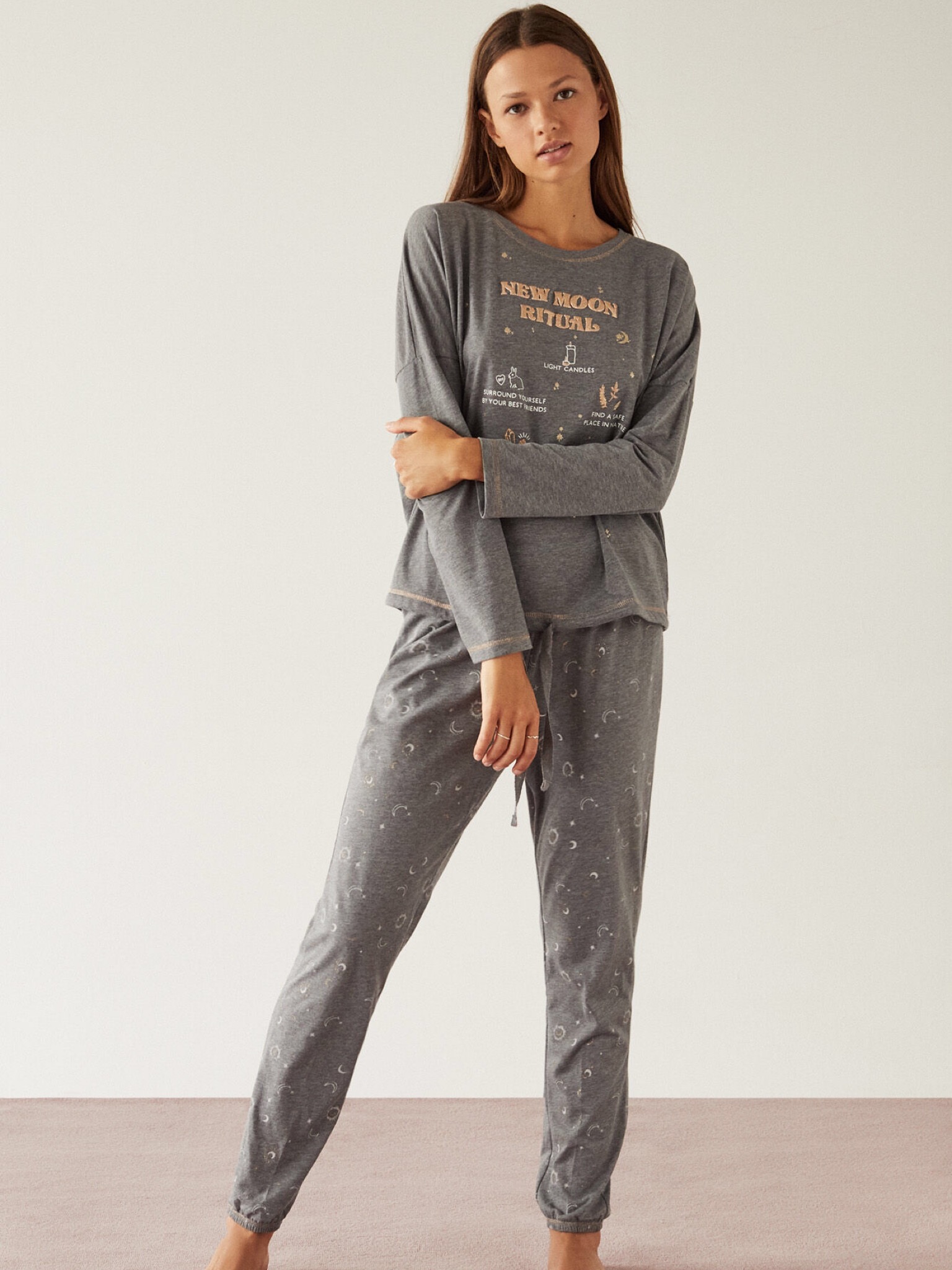 

Пижама Women'Secret 3592379 M Серая