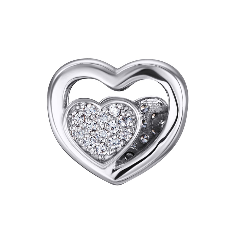 

Серебряный шарм с фианитами 000150899