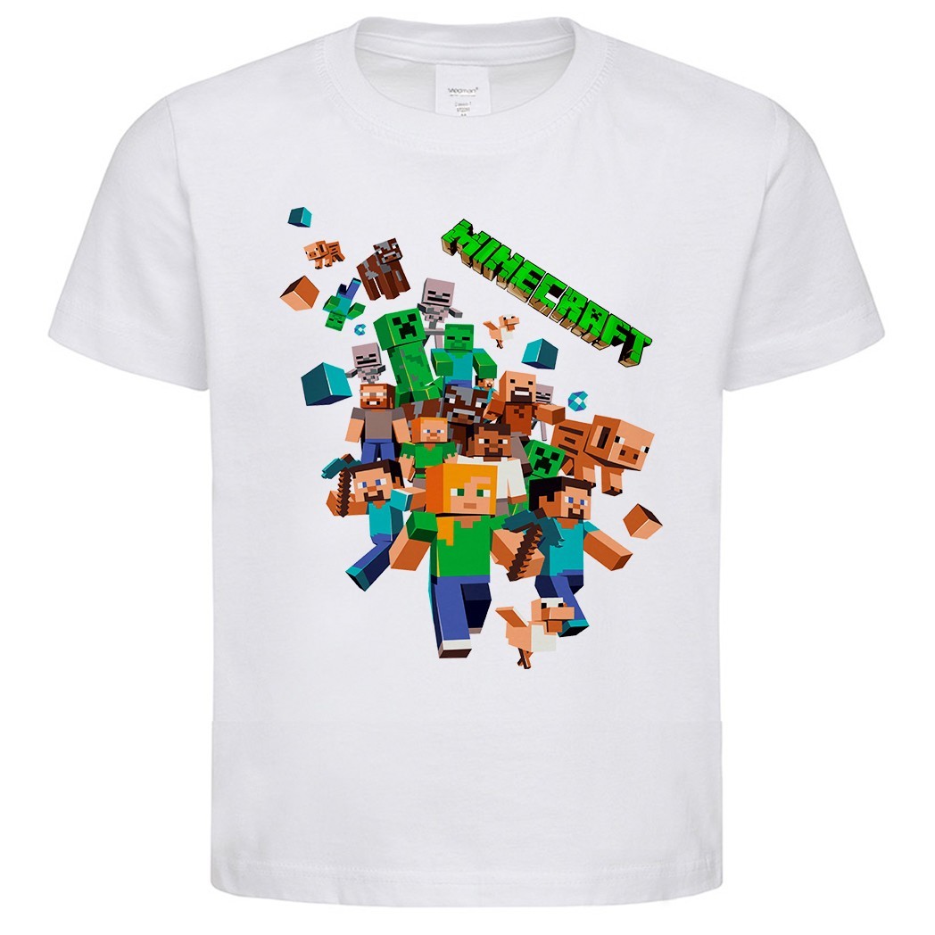 

Футболка Детская Minecraft белая 116см