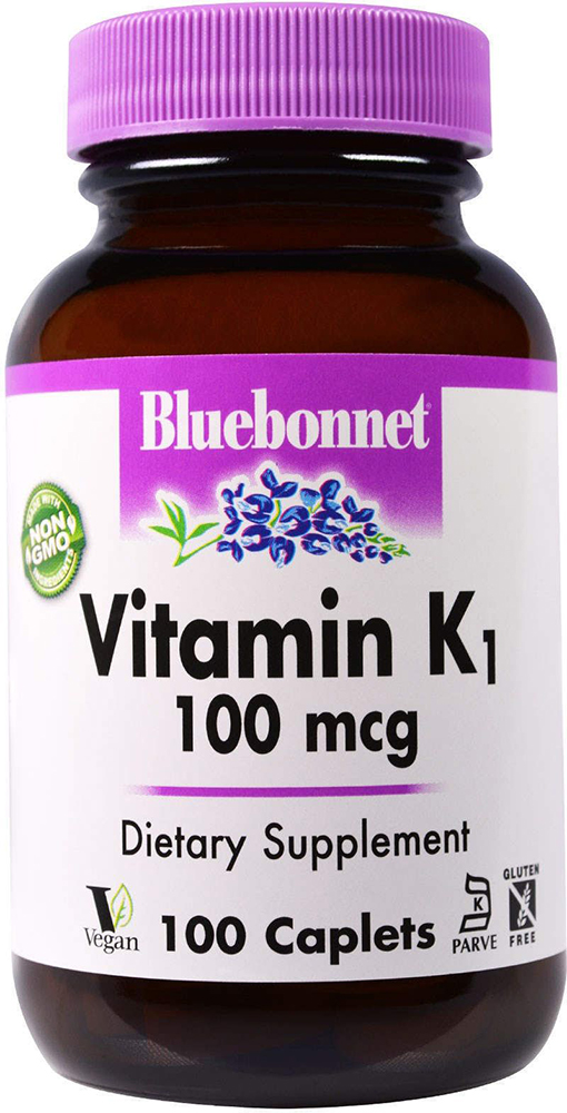 

Витамины Bluebonnet Nutrition К1 100 мкг 100 капсул (743715006508)