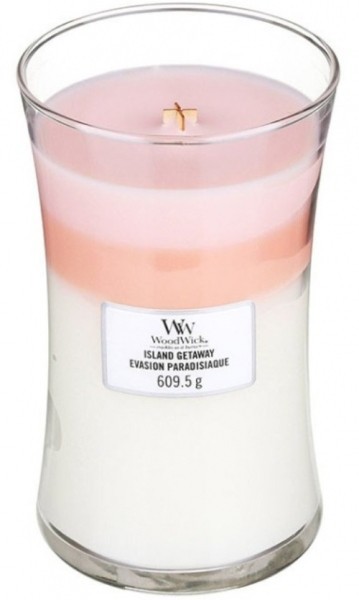 

Ароматическая свеча Woodwick Large Trilogy Island Getaway 609 г