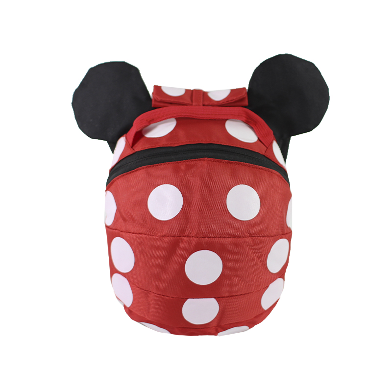 

Детский рюкзак Lesko W640 Minnie Mouse дошкольный с ремешком анти-потеряшкой для прогулки