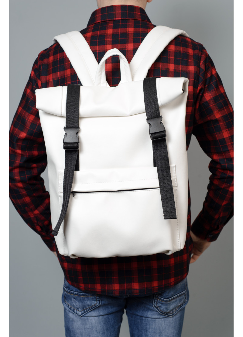 

Мужской рюкзак Sambag унисекс RollTop LSHm белый 24211008m