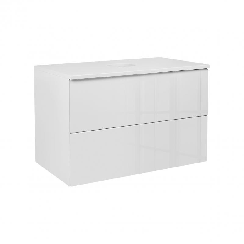 

Тумба подвесная Qtap Tern White со столешницей QT1779TPL701W SD00045073