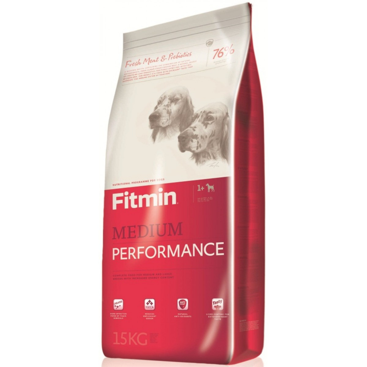 

Сухой корм для активных собак средних пород Fitmin Dog Medium Performance 15 кг
