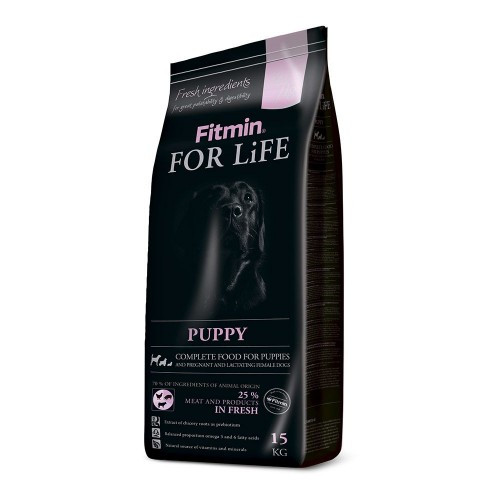 

Сухой корм для щенков, беременных и кормящих собак всех пород Fitmin For Life Puppy all breeds 15 кг
