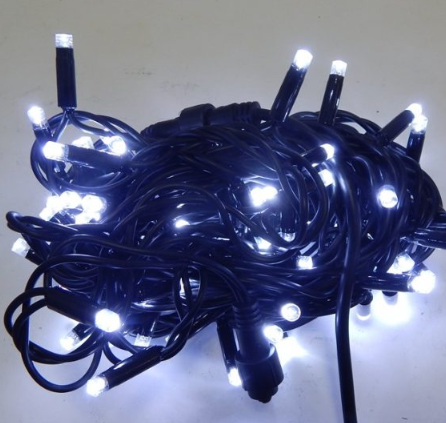 

Гирлянда Bonita Уличная Нить LED 120 лампочек Белая, 900 см, черный провод, переходник (1-35)