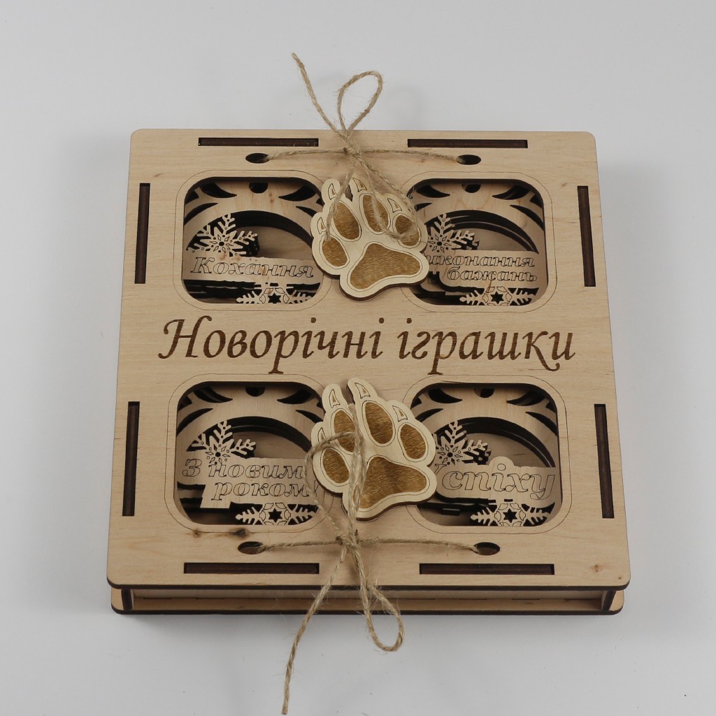 

Елочная игрушка EkoDar Подарочный набор новогодних игрушек (3) 12 шт (01012098)