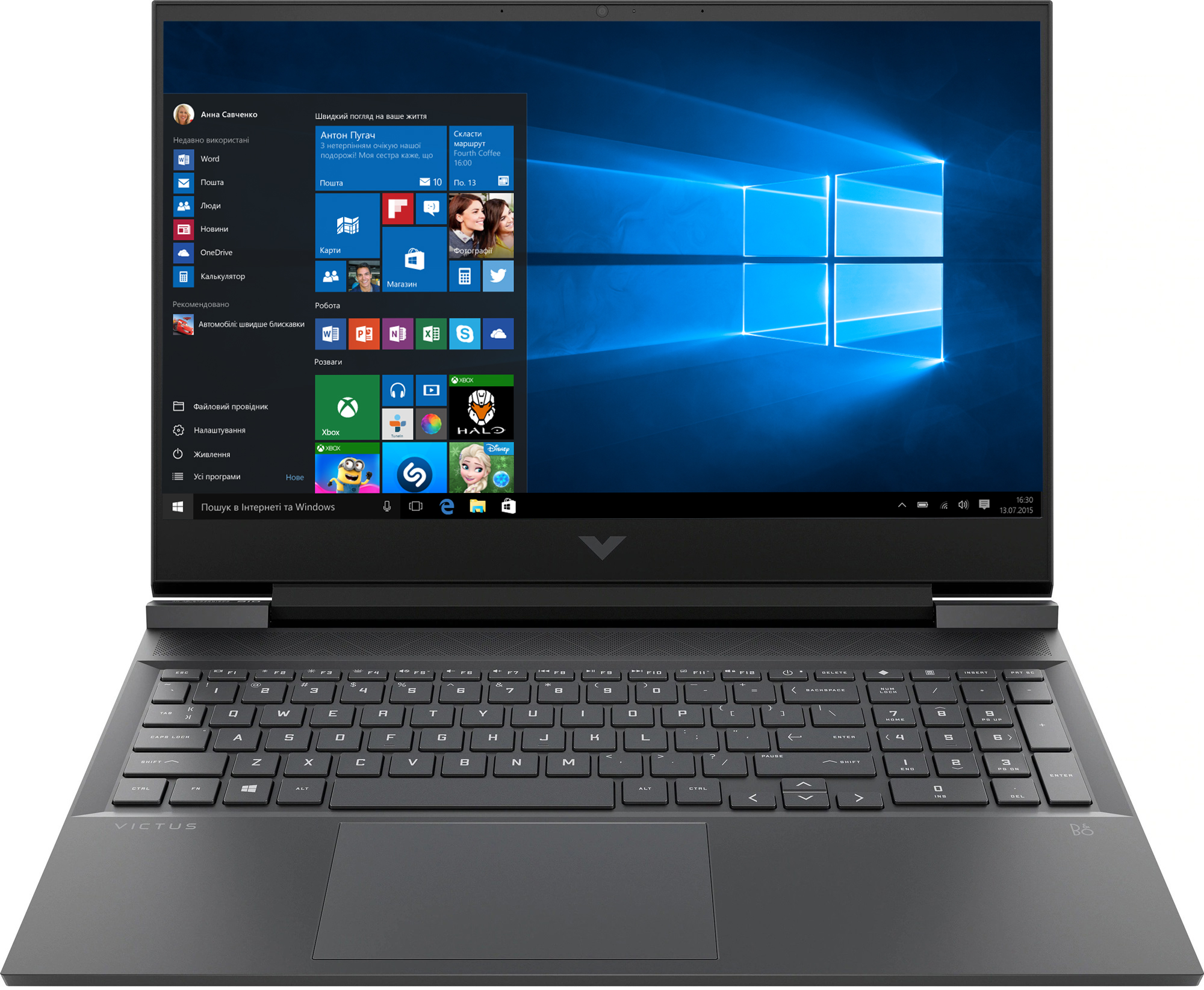 

Ноутбук HP Victus 16-d0009ua Gray