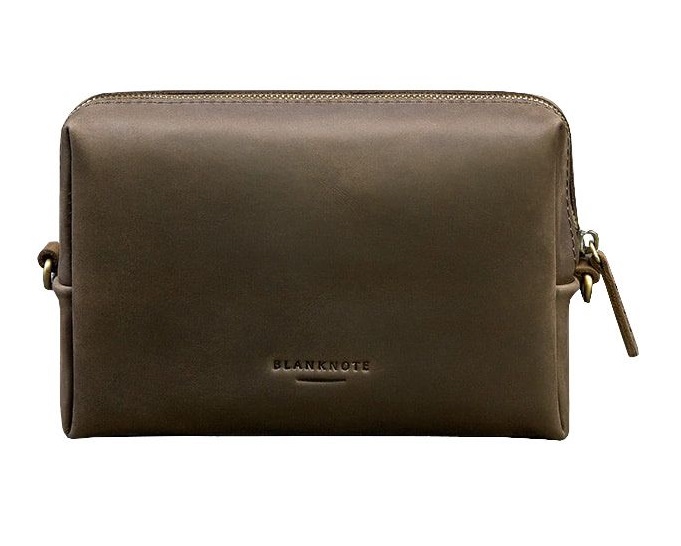 

Косметичка кожаная BlankNote 3.0 темно-коричневая CRAZY HORSE BN-CB-3-o