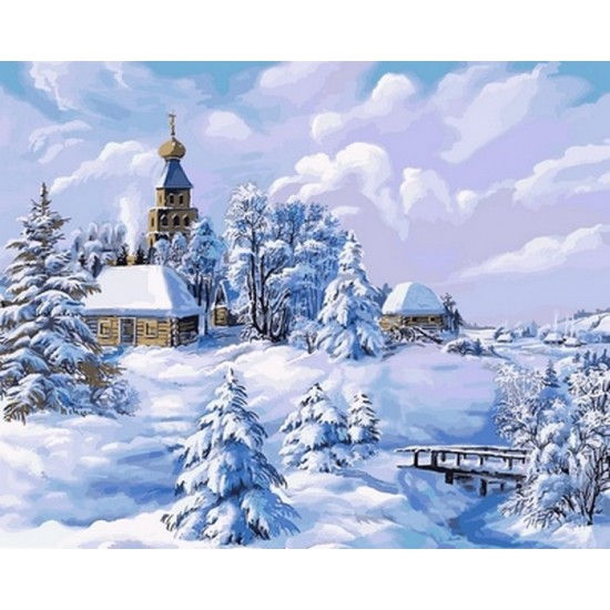 

Картина по номерам Babylon Середина зимы VP818 40x50см