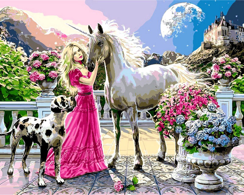 

Картина по номерам Babylon Девичьи мечты VP436 40x50см