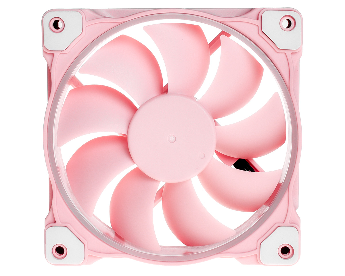 

Вентилятор ID-Cooling ZF-12025-Piglet Pink, 120x120x25мм, 4-pin PWM, розовый