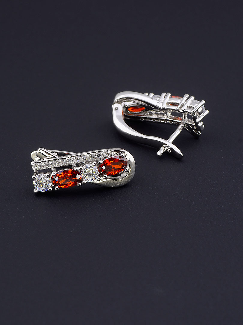 

Серьги с красным камнем Xuping №9058794