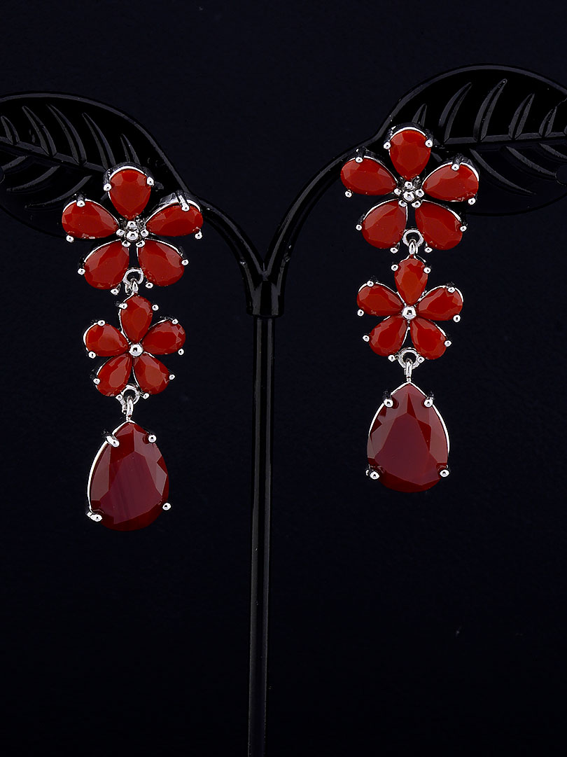

Серьги с красным камнем Xuping №9055384