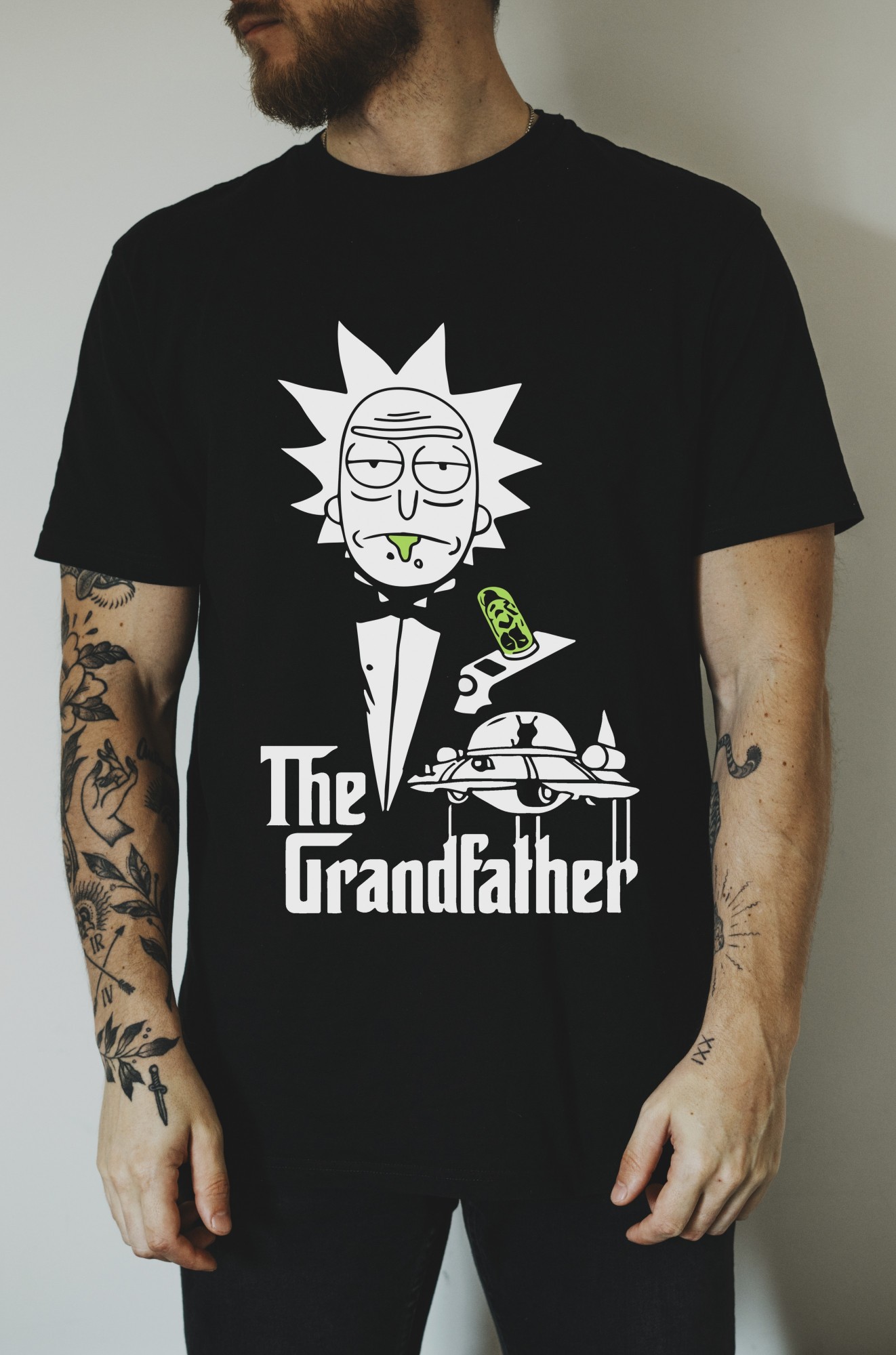 

Футболка Stedman Rick and Morty The Grandfather Рик и Морти 001  Черная, Футболка Stedman Rick and Morty The Grandfather Рик и Морти 001 M Черная