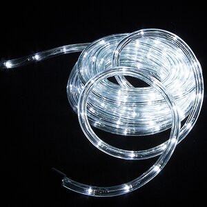 

РОСА в силиконовой трубке 100 LED, 10м, белый 1912-03