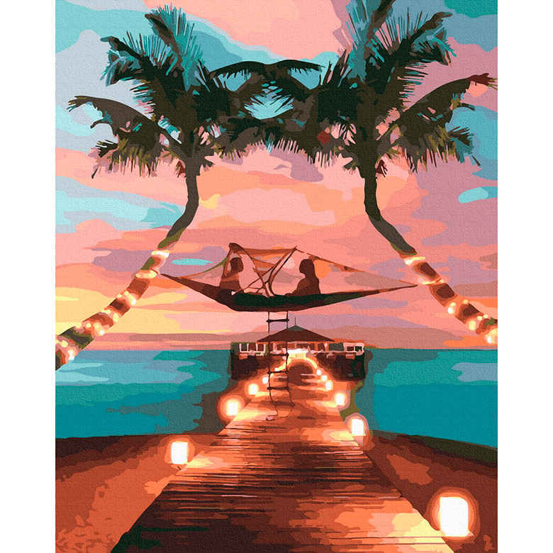 

Картина по номерам Никитошка Романтика на Мальдивах GX40192 40x50см