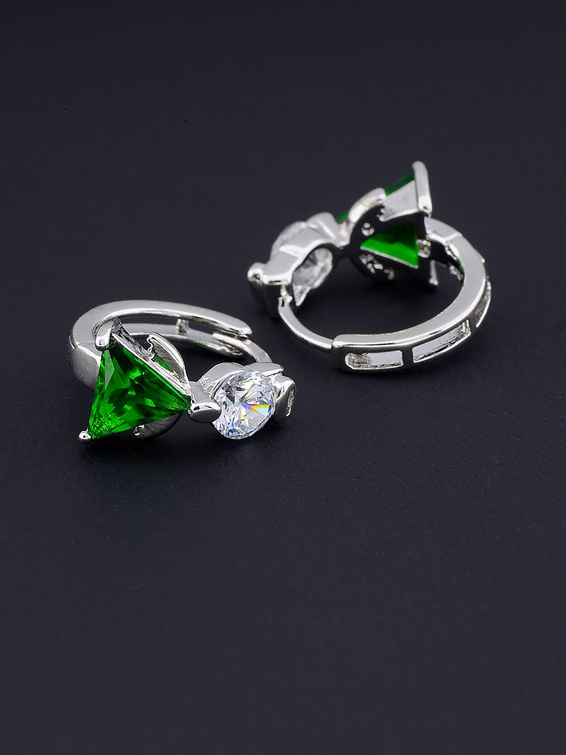 

Серьги с зелёным камнем Xuping №9058605