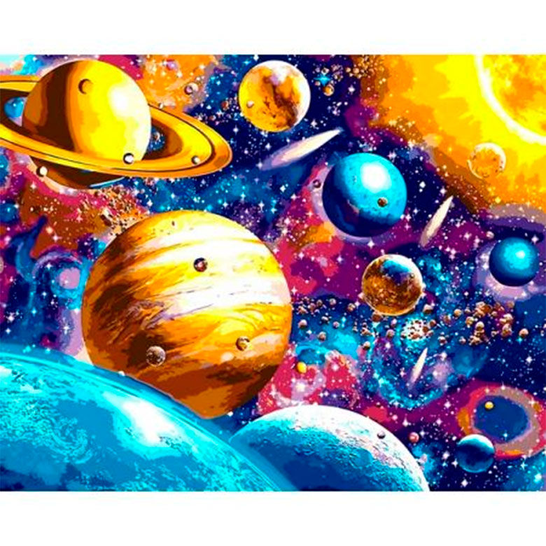 

Картина по номерам Babylon Космическая музыка VP1196 40x50см