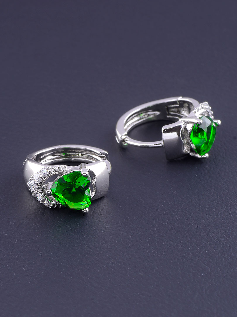 

Серьги с зелёным камнем Xuping №9067681