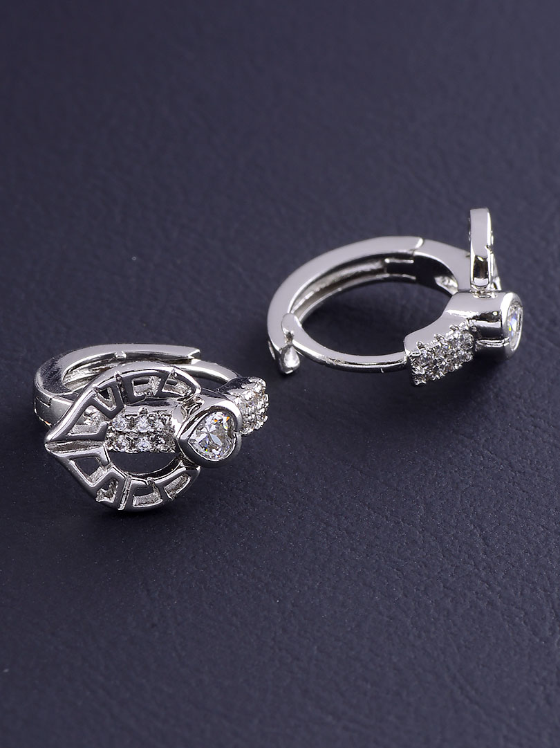 

Серьги с прозрачным фианитом позолоченные Xuping №9062491