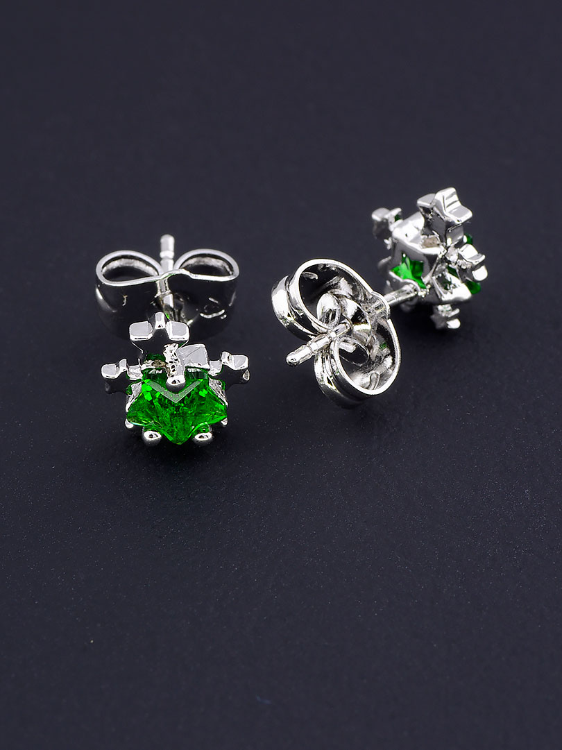 

Серьги с зелёным камнем Xuping №9058866
