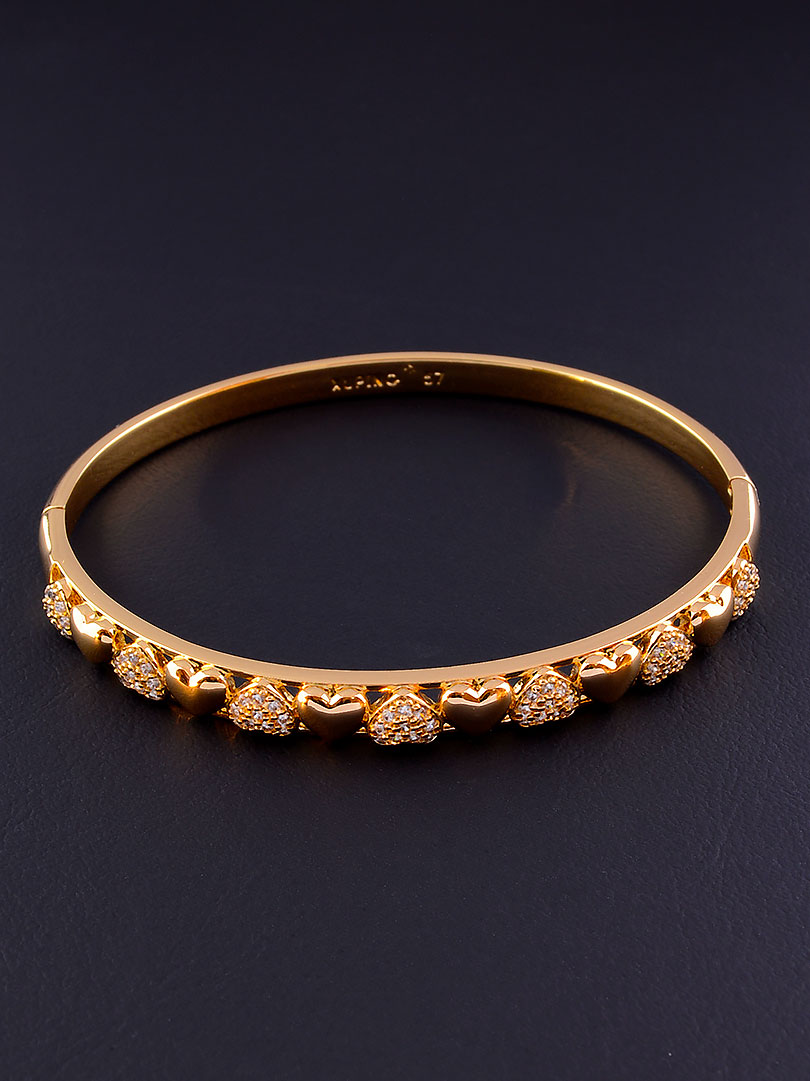 

Браслет с бесцветным камнем позолоченный Xuping №9063415