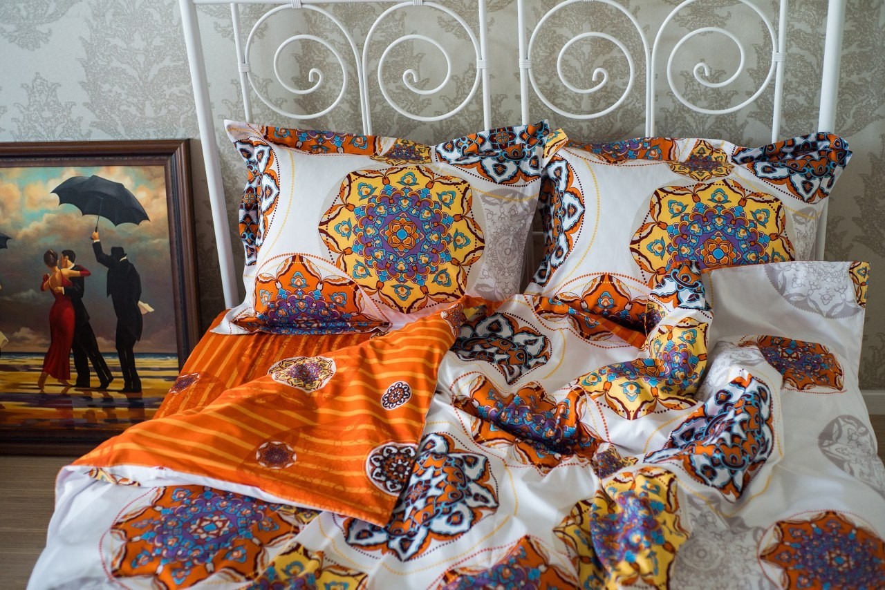 

Комплект постельного белья из сатина Mandala 220*200 SHTAYER