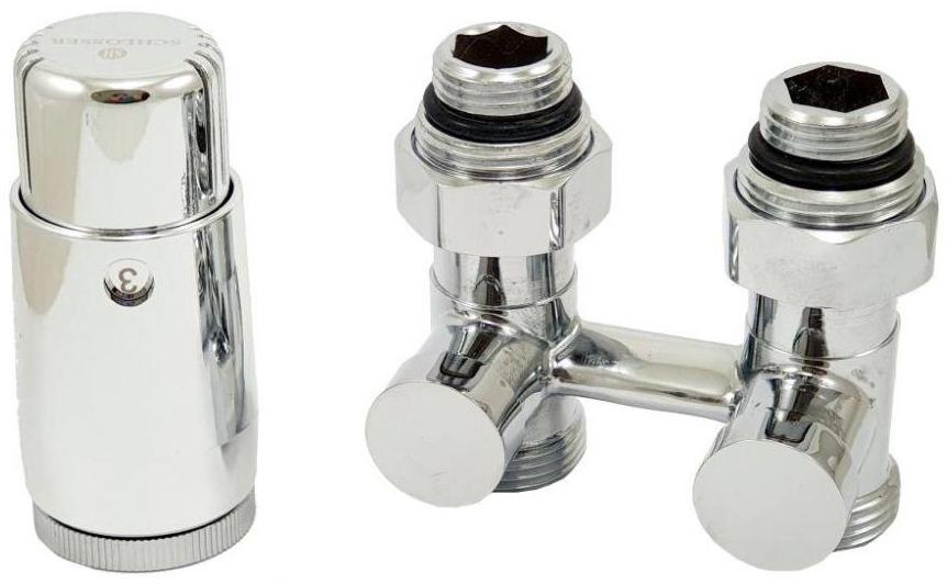 

Комплект нижнего подключения радиаторный прямой SCHLOSSER Standard Mini хром 600800057