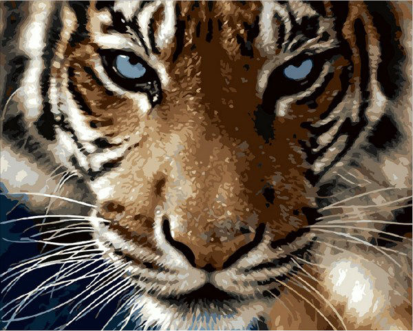 

Картина по номерам Mariposa Взгляд тигра Q2082 40x50см