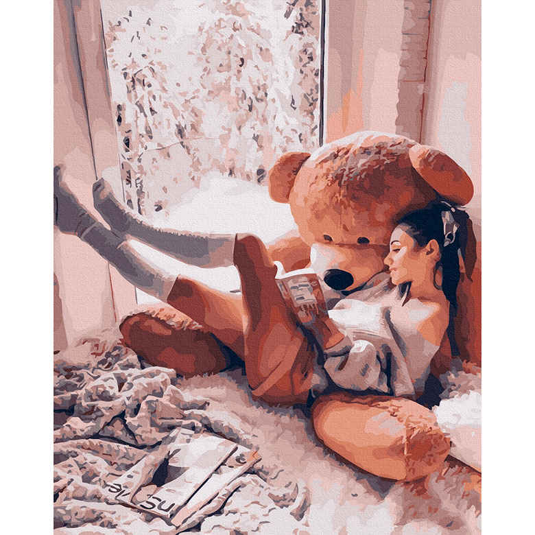 

Картина по номерам Никитошка Отдых по-домашнему GX40224 40x50см