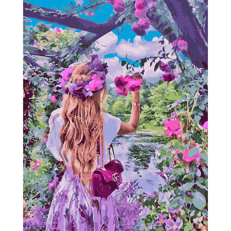 

Картина по номерам Никитошка Цветочный сад GX36063 40x50см