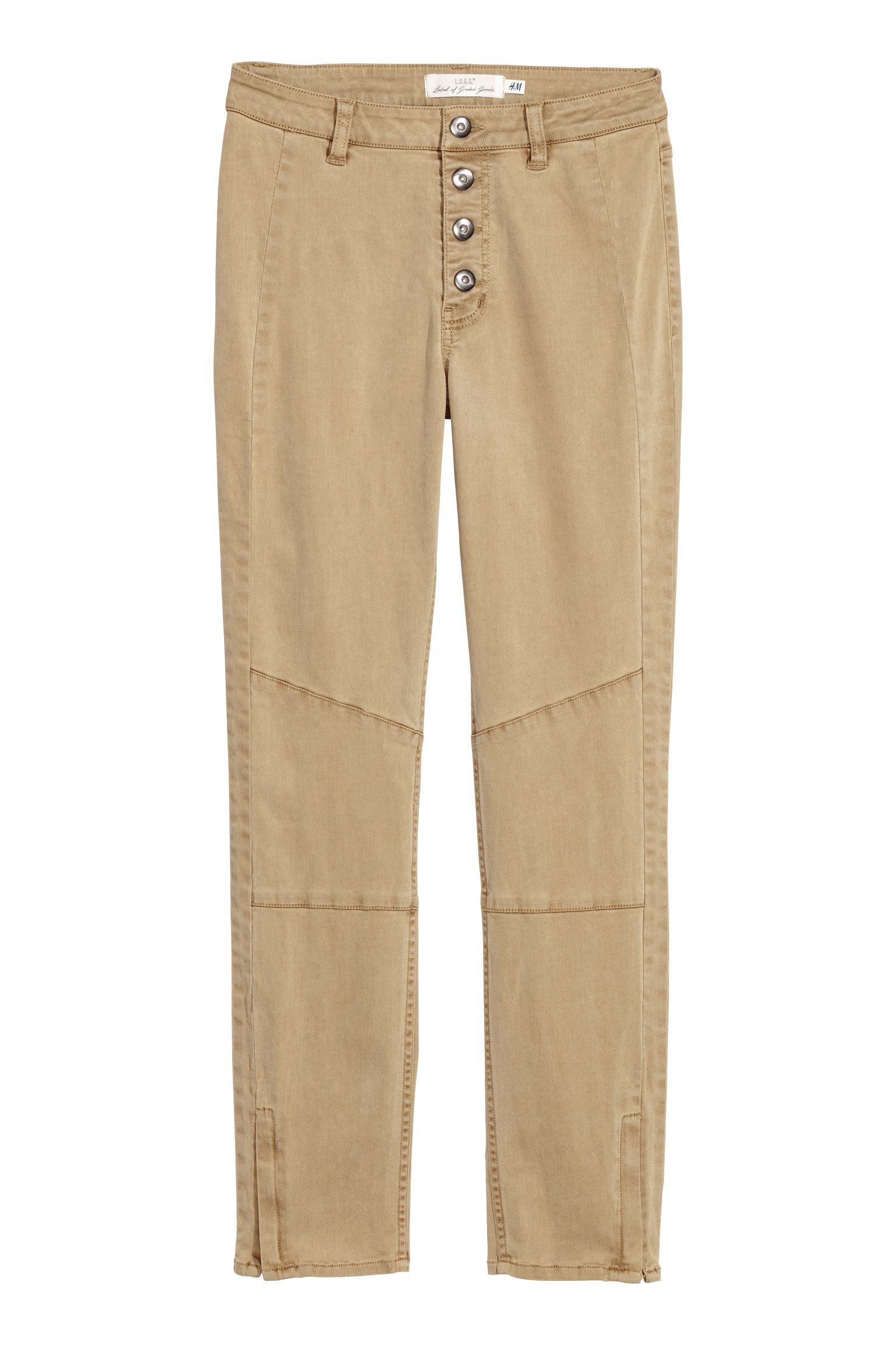 

Джинсы H&M  бежевый 612590869, Джинсы H&M 36 бежевый 612590869