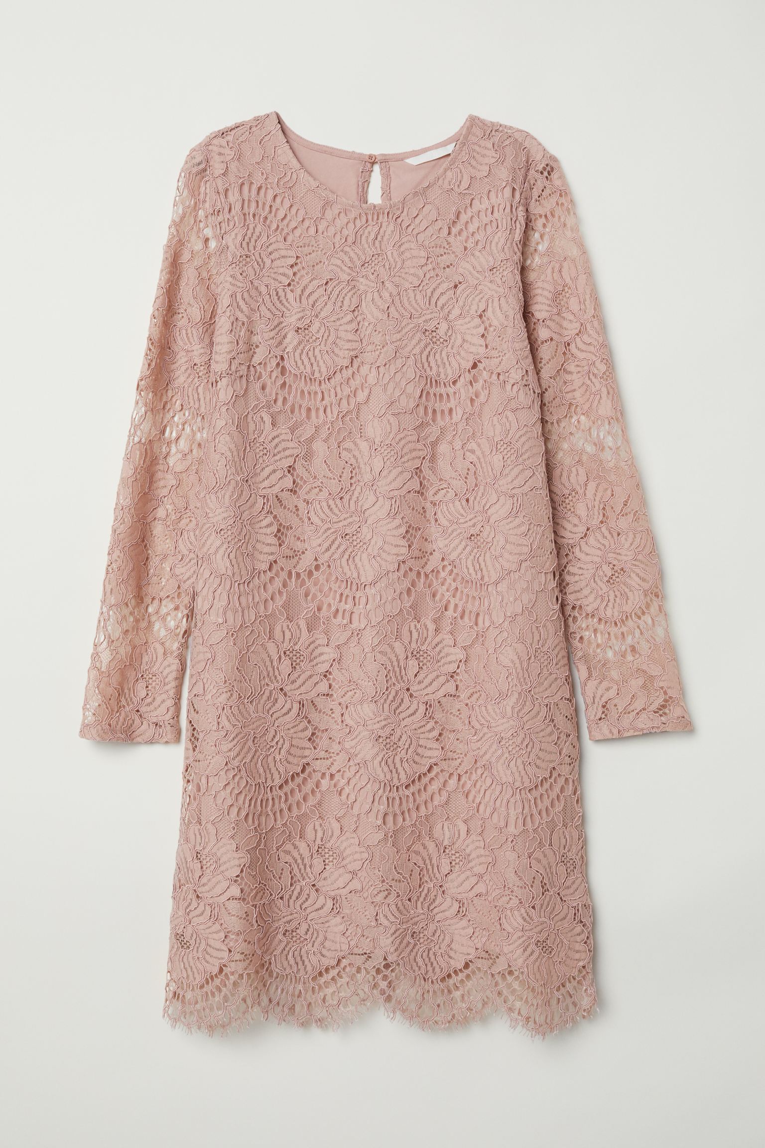 

Платье H&M  пудровый 412651234, Платье H&M 46 пудровый 412651234
