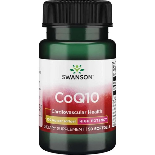 

Коензим Q10 Swanson CoQ10 High Potency 100mg, 50 softgel