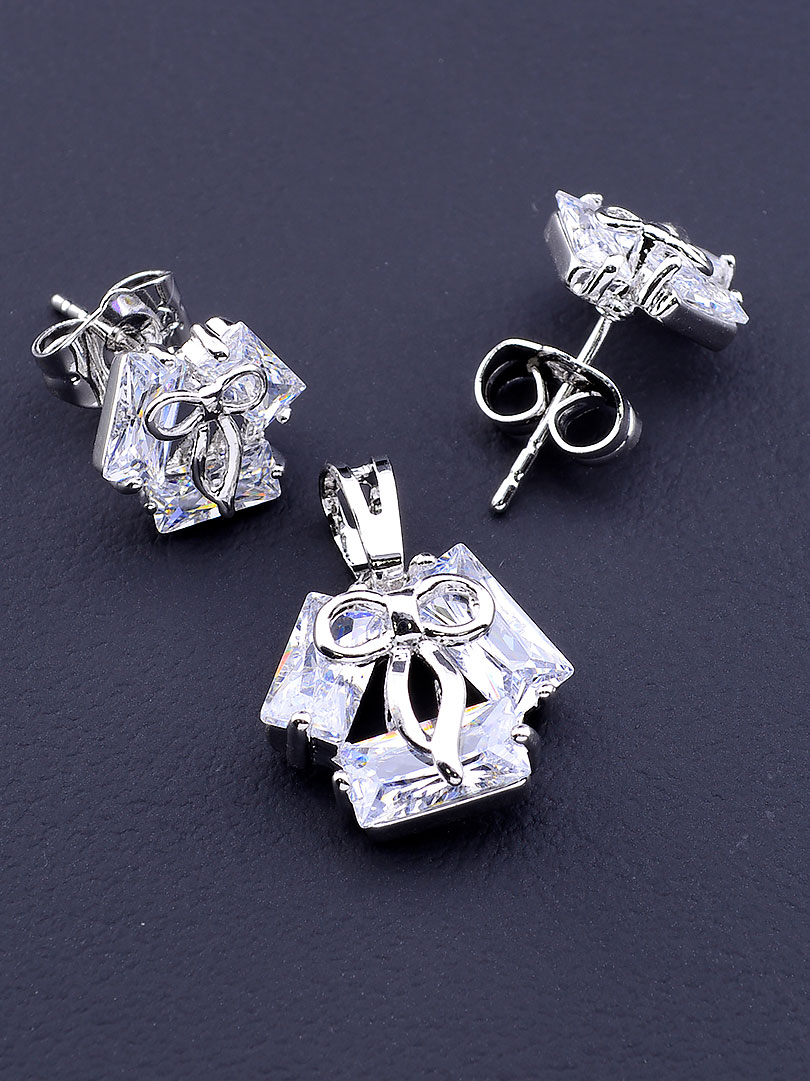 

Набор ювелирной бижутерии с прозрачным фианитом Xuping №9063428