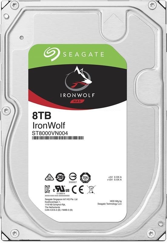 

Жесткий диск HDD SATA 8 TB Seagate IronWolf NAS 7200rpm 256MB (ST8000VN004)