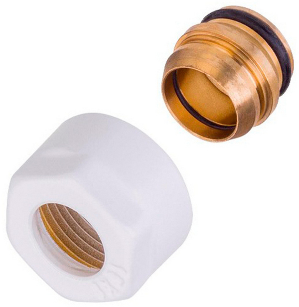 

Резьбовое соединение SCHLOSSER 3/4"х15 мм белое 602500001.06
